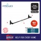 PREMIO Aluminium Single Towel Bar 60cm - Black