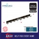 PREMIO Aluminium 8 Hooks Robe Hook - Black