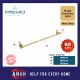 PREMIO Aluminium Single Towel Bar 60cm - Gold