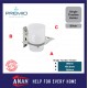 PREMIO Aluminium Single Tumbler Holder - Silver