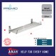 PREMIO Aluminium Rectangular Shelf - Silver