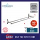 PREMIO Aluminium Double Towel Bar 80cm - Silver