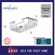 PREMIO Aluminium Rectangle Basket - Silver