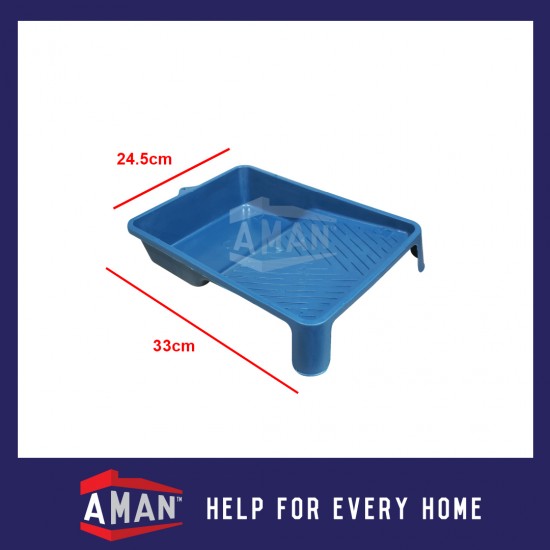 3pcs/Set Wall Painting Roller Brush Tools Kits Alat Mengecat Dinding Paint Tray Cotton Gloves