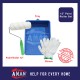 3pcs/Set Wall Painting Roller Brush Tools Kits Alat Mengecat Dinding Paint Tray Cotton Gloves