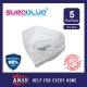 SureBlue KN95 4ply Face Mask Ear Loop 5Pcs / Folded Mask