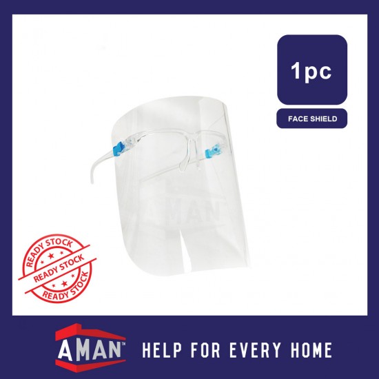 Transparent Face Shield Protective Mask with glasses cover Cooking Protector Face Shield 眼镜防护面罩