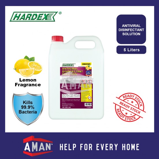 HARDEX Antiviral Disinfectant Concentrate Alcohol Free Water Based 5L HD-1805-CNA