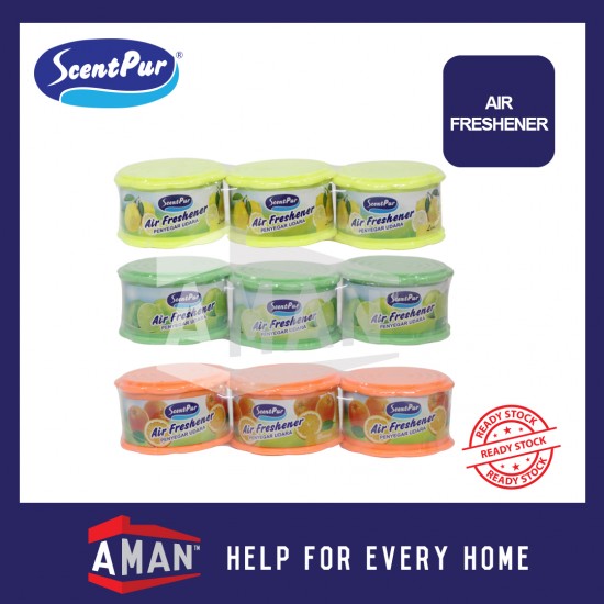 ScentPur 3 In 1 Air Freshener Gel 100g Combo Pack 3Pcs In 1 Pack Scent Pur