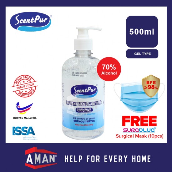 ScentPur Instant Hand Sanitizer 500ml Scent Pur