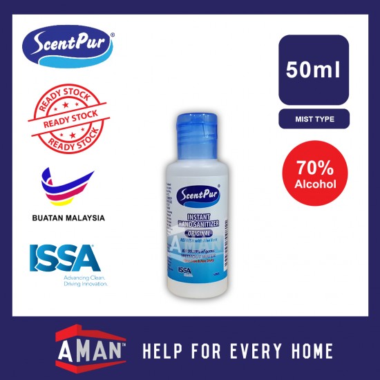 ScentPur Instant Hand Sanitizer 50ml Scent Pur