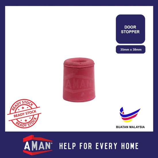 Rubber Stopper Stop Gate Door Holder Lock Handle Prevent Slam Hit Damage Wall Protect Knob Getah Pintu
