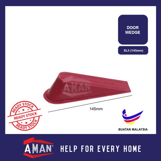 Rubber Door Wedge Stopper 3" / 4" / 5" (1Pcs)