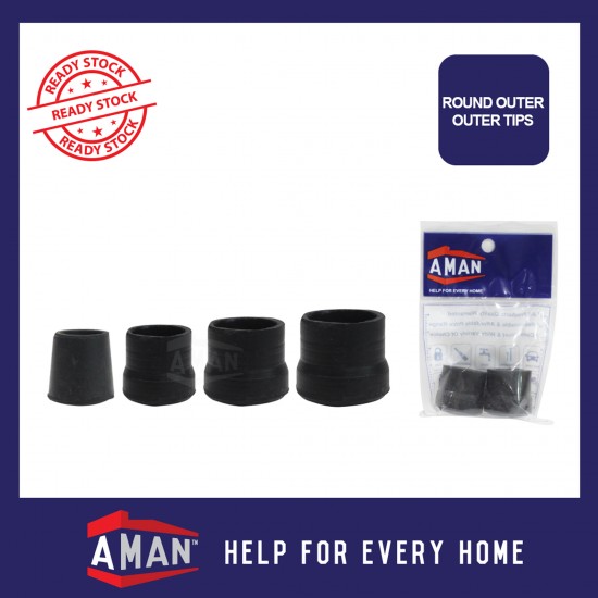 Rubber Round Outer Insert Quality Outer Rubber Cover Cap Furniture Foot Leg Floor Protector Leg Toe Cap Anti Scratch