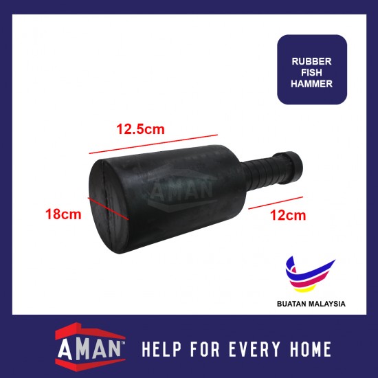 Rubber Fish Bone Hammer / Getah Tukul Ikan / Penukul Tulang / Penebuk / Tukul