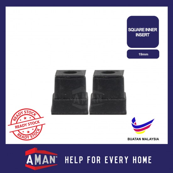 Rubber Square Outer Insert Quality Rubber Cover Cap Furniture Foot Leg Floor Protector Toe Cap Anti Scratch 2pcs