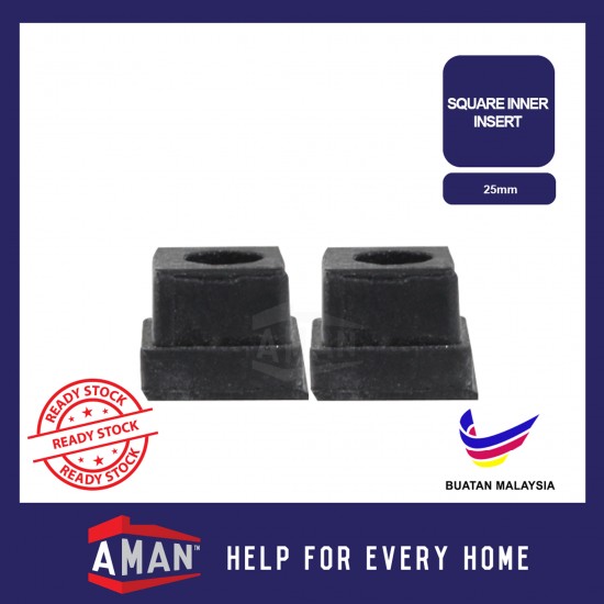 Rubber Square Outer Insert Quality Rubber Cover Cap Furniture Foot Leg Floor Protector Toe Cap Anti Scratch 2pcs