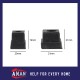 Rubber Square Outer Insert Quality Rubber Cover Cap Furniture Foot Leg Floor Protector Toe Cap Anti Scratch 2pcs