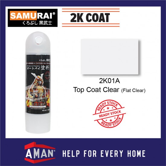 Samurai Spray Paint 2K 2-COMPONENT Top Coat Clear