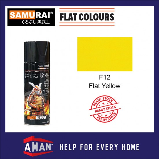 Samurai Spray Paint Flat Colour 400ml