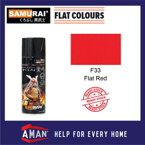 Samurai Spray Paint Flat Colour 400ml
