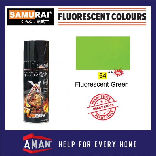 Samurai Spray Paint Fluorescent Colour 400ml No: 53 to 58