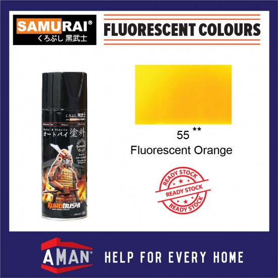 Samurai Spray Paint Fluorescent Colour 400ml No: 53 to 58
