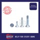 AMAN MK Self Drilling Screw Flat Head Pan Head Sheet Metal Aluminium Awning Drill Screw Skru Tebuk Bumbung Besi
