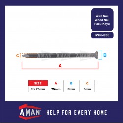AMAN Wire Nail / Wood Nail / Paku Kayu