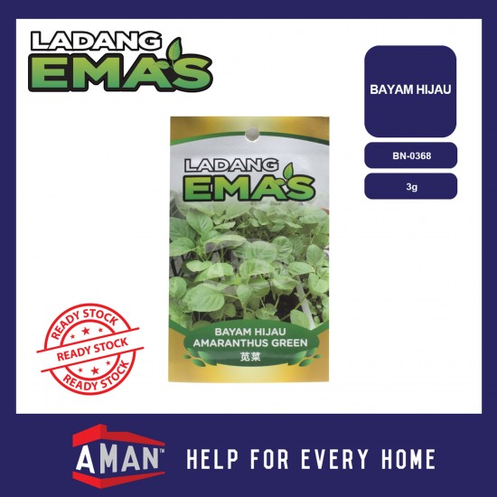 Ladang Emas Biji Benih Bayam Hijau / Amaranthus Green Seed