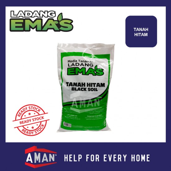 3KG 7L Ladang Emas Tanah Organik Tanah Hitam Vegetable Sayur Flower Bunga Pokok