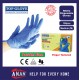 TOP GLOVE Nitrile Powder Free Blue Disposable Gloves 100 Pieces