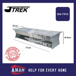 TREK Barbecue BBQ Grill Portable Outdoor Charcoal Burner Large 72cm Width