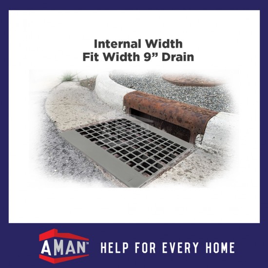 TECHPLAS 9''x17'' High quality UV Protection Drain cover / Penutup longkang ORIGINAL