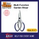 Tiger Insulated Handle Garden Shear / Multi Function Garden Shear / Stainless Steel Garden Shear