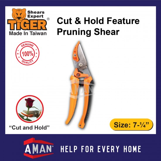 Tiger Garden Pruning Shear / Flat Blade Cutter