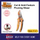 Tiger Garden Pruning Shear / Flat Blade Cutter