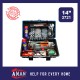 AMAN Heavy Duty PVC Tool Box Inner Tray Organizer Plastic Storage Box Tool Box 14" or 16" Color Randomly Pick