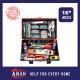 AMAN Heavy Duty PVC Tool Box Inner Tray Organizer Plastic Storage Box Tool Box 14" or 16" Color Randomly Pick