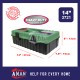 AMAN Heavy Duty PVC Tool Box Inner Tray Organizer Plastic Storage Box Tool Box 14" or 16" Color Randomly Pick