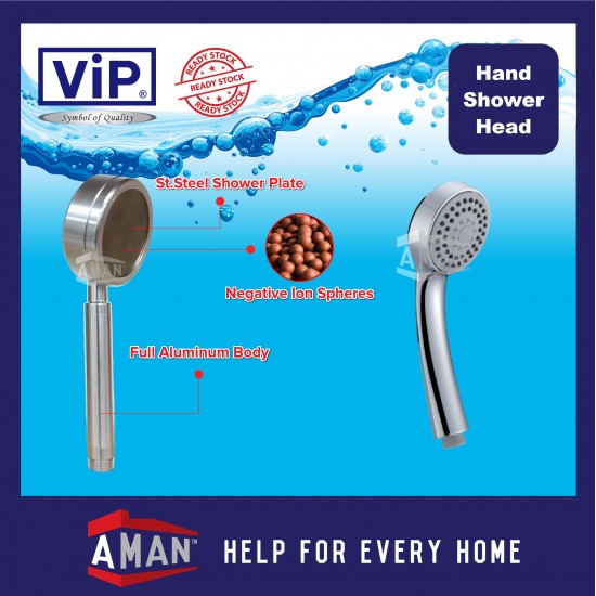 ViP Negative Ion Spheres High Pressure Shower Head