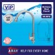 ViP SUS-304 Stainless Steel Pillar Sink Tap - SS-3612