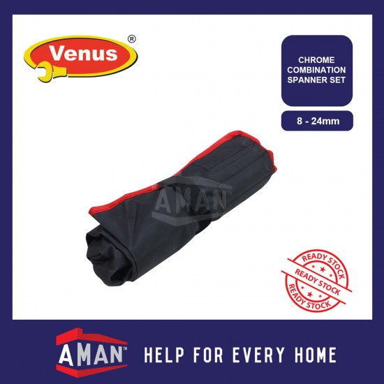 Original VENUS CRV Spanar Set 8-24mm 14 PCS Combination Wrench Spanner Set Tools Set Heavy Duty