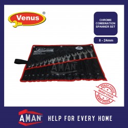Original VENUS CRV Spanar Set 8-24mm 14 PCS Combination Wrench Spanner Set Tools Set Heavy Duty
