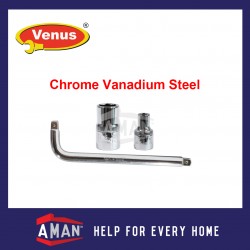 Venus 10Pcs 8-24MM CRV CHROME VANADIUM BOX SOCKET SET + 10" L HANDLE SET TOOL SET spanar set spanner set
