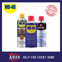 WD-40 Combo Set (277ml + 3InOne Air Conditioner Cleaner + Fast Acting Degreaser)