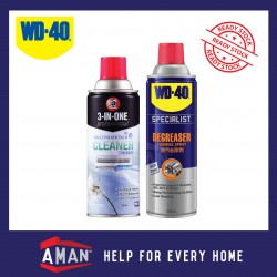 WD-40 Combo Set (3InOne Air Conditioner Cleaner + Fast Acting Degreaser)