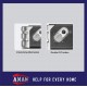 YALE Intelligent Biometric Fingerprint Digital Rim Lock Jimmy Proof Sliding Door Compatible Door Lock YDR-41